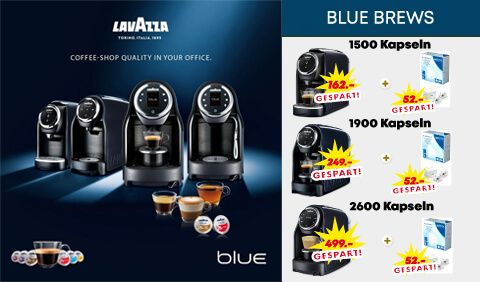 Lavazza Blue Brews Promo Banner