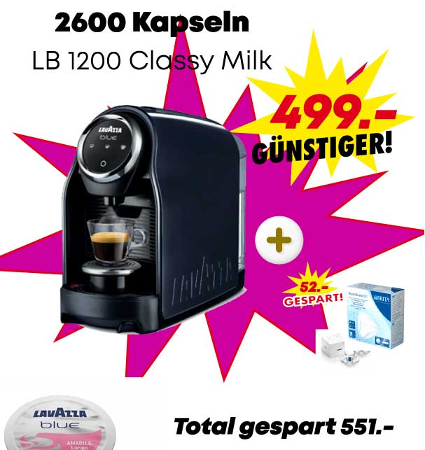 Lavazza LB 1200 Classy Milk Angebot