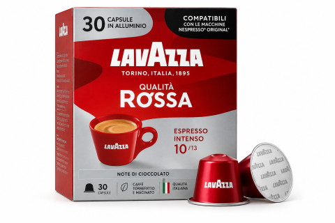 Lavazza Qualità Rossa Nespresso kompatible Kaffeekapseln 30 Stück
