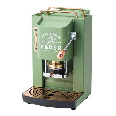 Officina di Faber Pro Deluxe Basic Kaffeemaschine British Green