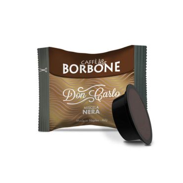 Caffè Borbone Don Carlo Lavazza A Modo Mio kompatible Schwarze Mischung 100 Stück