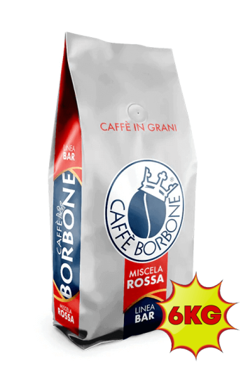 Caffè Borbone Miscela Rossa Bar Kaffeebohnen 6 Kg.