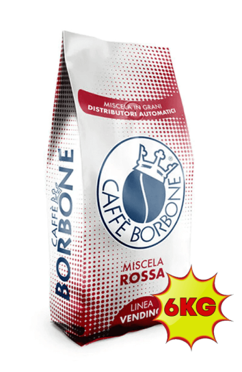 Caffè Borbone Miscela Rossa Vending Kaffeebohnen 6 Kg.