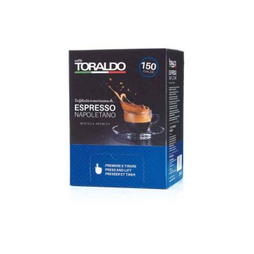 Caffè Toraldo Cialda Ese-Pads 44mm Miscela Arabica 150 Stück