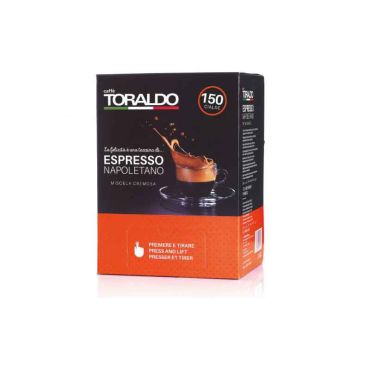 Caffè Toraldo Cialda Ese-Pads 44mm Miscela Cremosa 150 Stück