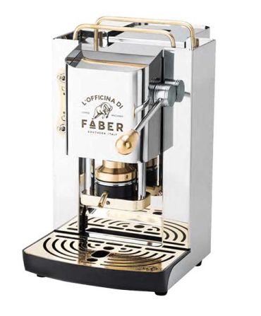 Officina di Faber Pro Deluxe Basic Kaffeemaschine SteinlesseSteel 