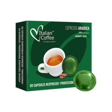 Italian Coffee Arabica Nespresso Professional kompatible 50 pods