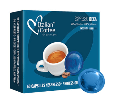 italian Coffee Espresso Deka Nespresso Professional kompatibel 50 Pads