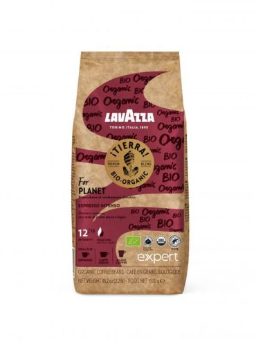 Lavazza Kaffeebohnen Tierra Bio-Organic Intenso 1Kg.