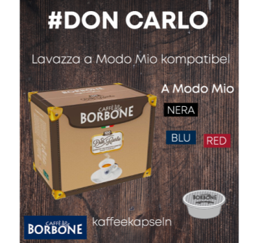 Caffè Borbone Don Carlo Lavazza A Modo Mio kompatible 100 Stück