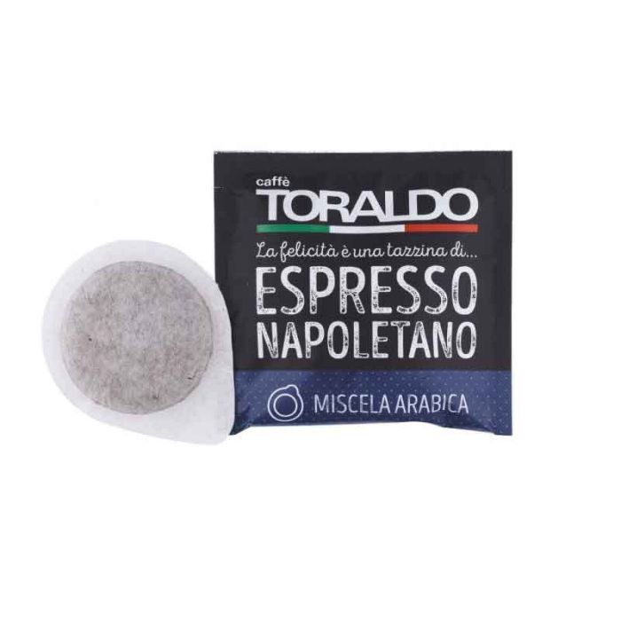 Caffè Toraldo Cialda Ese-Pads 44mm Miscela Arabica 150 Stück