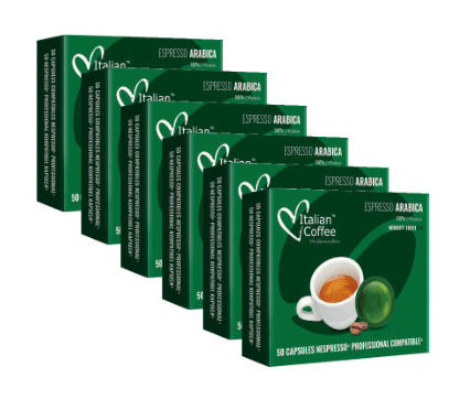 Italian Coffee Arabica Nespresso Professional kompatible 50 pods