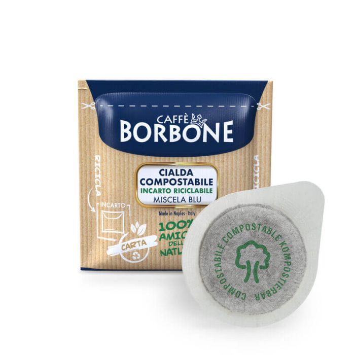 Caffè Borbone Cialda Ese-Pads 44mm Blaue Mischung 150 Stück